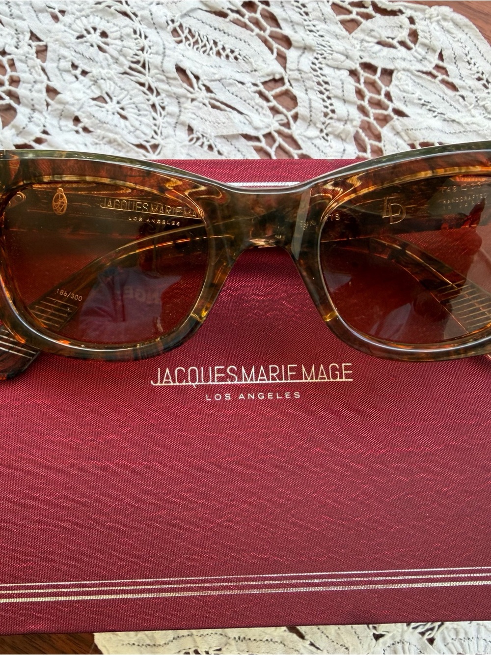 Jacques Marie Mage All These Nights  Tortoiseshell Sunglasses - Brown Lenses